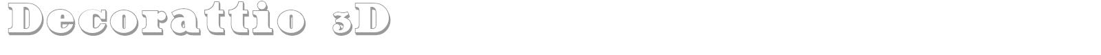 Decorattio font preview